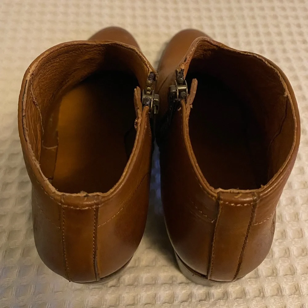 Frye Brown Leather Ankle Boots - Picture 8 of 13